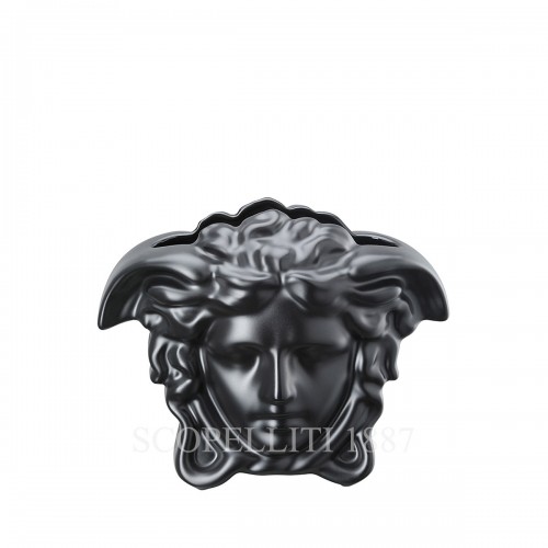 베르사체 화병 꽃병 15 cm 블랙 메두사 Grande Versace Vase 15 cm Black Medusa Grande 02360