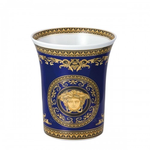 베르사체 메두사 블루 화병 꽃병 18 cm by 로젠탈 Versace Medusa Blue Vase 18 cm by Rosenthal 02301