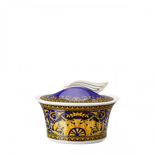 베르사체 Sugar 볼 메두사 블루 Versace Sugar Bowl Medusa Blue 02250