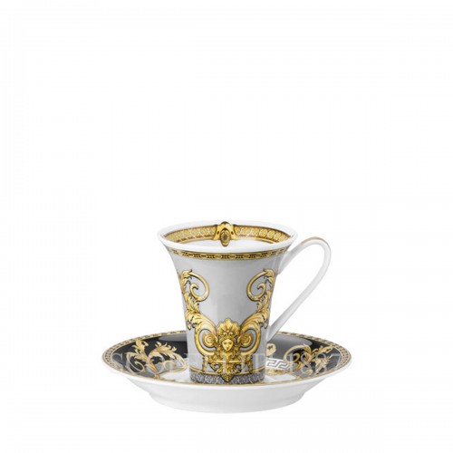 베르사체 Espresso 컵앤소서 Prestige Gala Versace Espresso Cup and Saucer Prestige Gala 02148