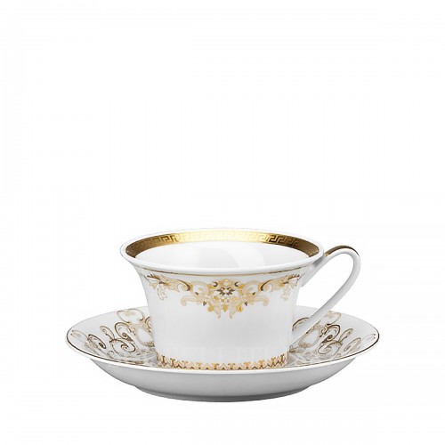 베르사체 티 컵앤소서 메두사 Gala 골드 Versace Tea Cup and Saucer Medusa Gala Gold 02057