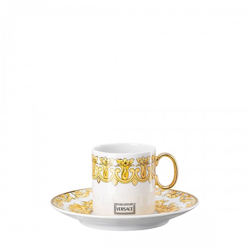 베르사체 Espresso 컵앤소서 메두사 Rhapsody Versace Espresso Cup and Saucer Medusa Rhapsody 02037