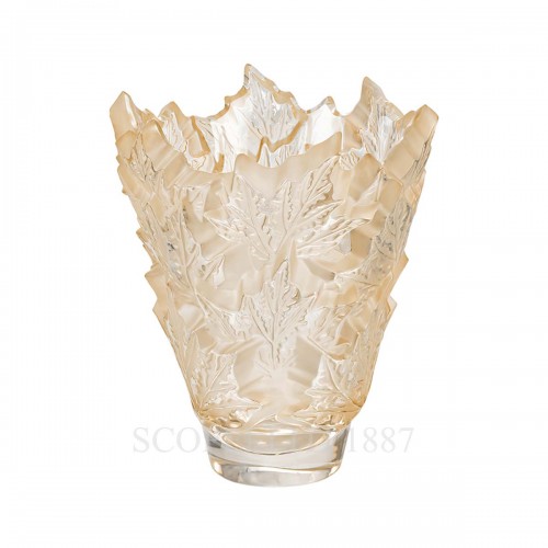 LALIQUE Champs-Elysees 화병 꽃병 골드 Luster Lalique Champs-Elysees Vase Gold Luster 01809