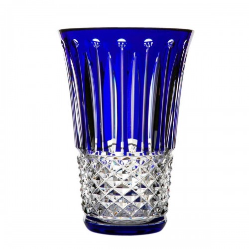 SAINT LOUIS Tommyssimo 블루 크리스탈 화병 꽃병 Saint Louis Saint Louis Tommyssimo Blue Crystal Vase 01672
