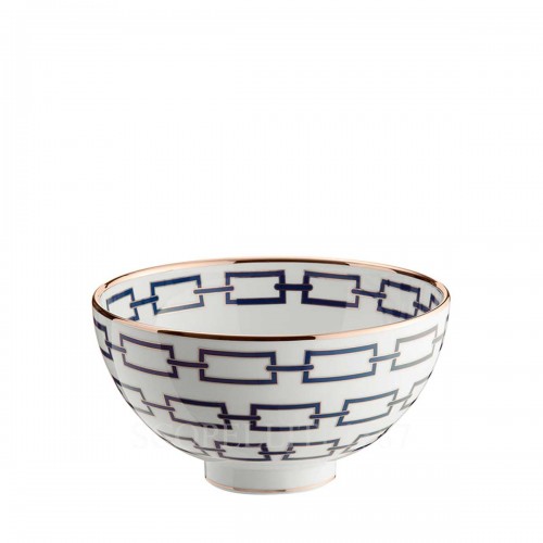 GINORI 1735 Ginori Gio Ponti 볼 Catene 블루 Ginori 1735 Ginori Gio Ponti Bowl Catene Blue 01616