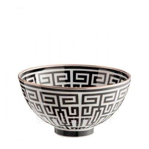 GINORI 1735 Gio Ponti 볼 Labirinto 블랙 Ginori 1735 Gio Ponti Bowl Labirinto Black 01609