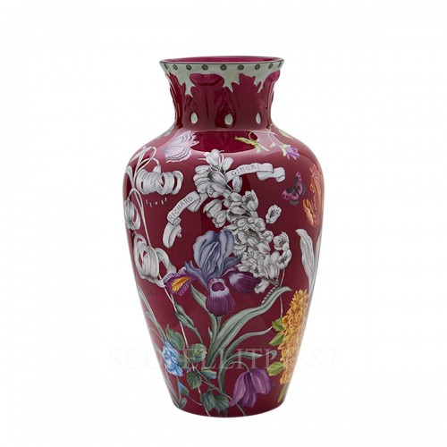 GINORI 1735 Ginori 화병 꽃병 42 cm Giardino dell’Iris 퍼플 Ginori 1735 Ginori Vase 42 cm Giardino dell’Iris Purple 01500