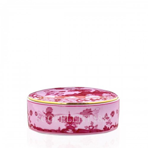 GINORI 1735 Round Box With Lid 오리엔트E Italiano Porpora Ginori 1735 Round Box With Lid Oriente Italiano Porpora 01411