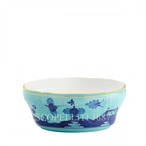 GINORI 1735 오발 샐러드볼 오리엔트E Italiano Iris Ginori 1735 Oval Salad Bowl Oriente Italiano Iris 01294