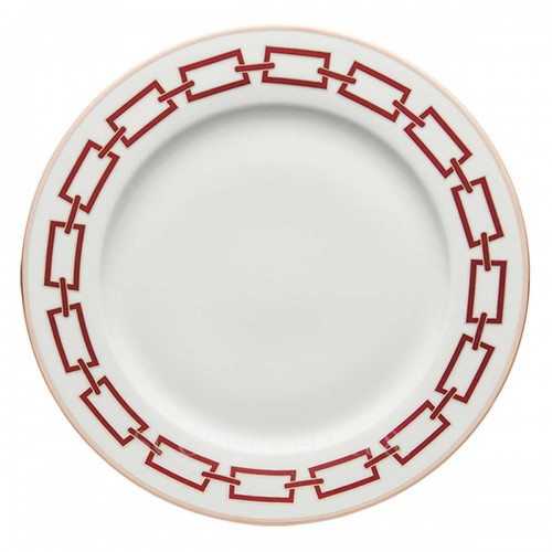 GINORI 1735 Ginori Round 플래터 Catene Red Ginori 1735 Ginori Round Platter Catene Red 01266