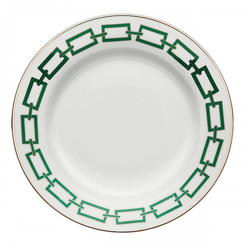 GINORI 1735 Ginori Presentation 접시 Catene 그린 Ginori 1735 Ginori Presentation Plate Catene Green 01206