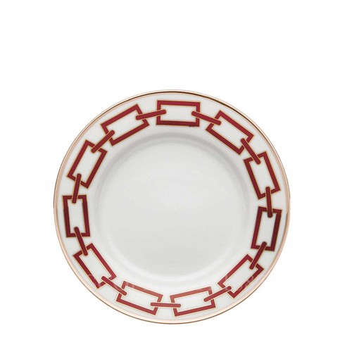 GINORI 1735 Ginori 브레드 접시 Catene Red Ginori 1735 Ginori Bread Plate Catene Red 01201
