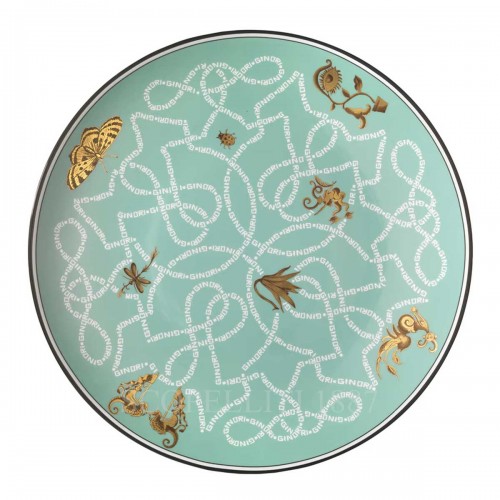 GINORI 1735 Ginori Presentation 접시 Arcadia 그린 Ginori 1735 Ginori Presentation Plate Arcadia Green 01071