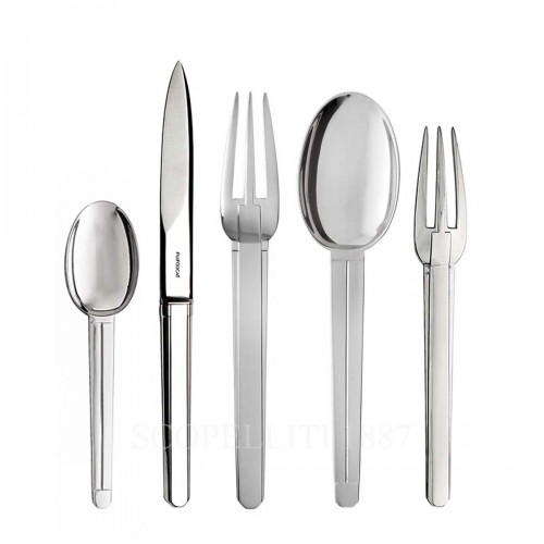 PUIFORCAT Guethary 5 피스 P레이스 Setting 스테인리스 스틸 Puiforcat Guethary 5 Piece Place Setting Stainless Steel 00889