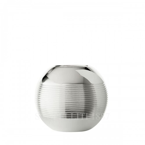 PUIFORCAT Petanque 화병 꽃병 Small 실버 접시D Puiforcat Petanque Vase Small Silver Plated 00853