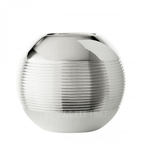 PUIFORCAT Petanque 화병 꽃병 Extra 라지 실버 접시D Puiforcat Petanque Vase Extra Large Silver Plated 00850