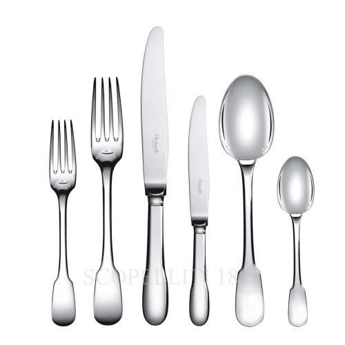 CHRISTOFLE Cluny 24 pcs Sterling 실버 커트러리 세트 Christofle Cluny 24 pcs Sterling Silver Cutlery Set 00619