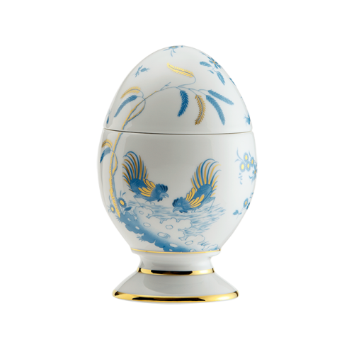 지노리 1735 Small 에그 Oro Di Doccia Turchese Ginori egg 01168