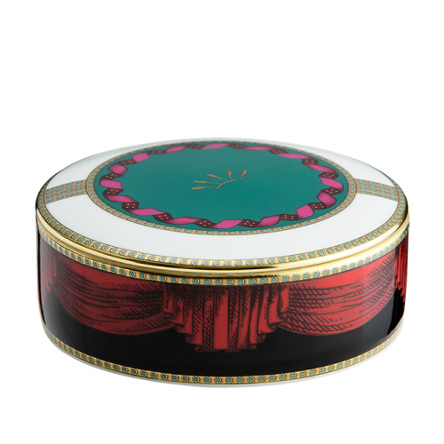 지노리 1735 코끼리 Round box Ginori Elephant 01054
