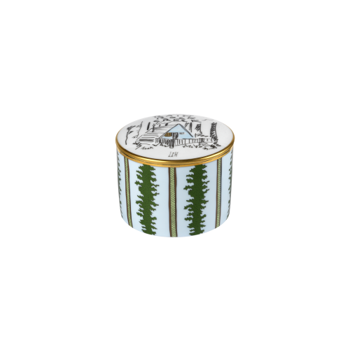 지노리 1735 포셀린 box Rain Rock Creek Ginori Porcelain 01035