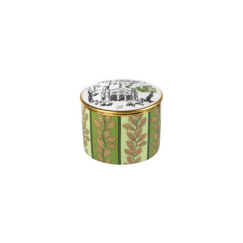 지노리 1735 포셀린 box Fox Thicket Folly Ginori Porcelain 01032