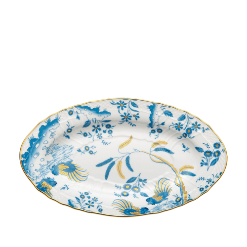 지노리 1735 Pickle 디쉬 Oro Di Doccia Turchese Ginori dish 00920