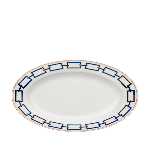 지노리 1735 Pickle 디쉬 Catene Zaffiro Ginori dish 00914