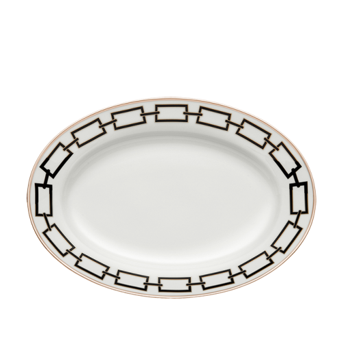 지노리 1735 플래터 Catene Nero Ginori Platter 00876