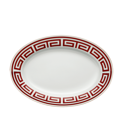 지노리 1735 플래터 Labirinto Scarlatto Ginori Platter 00864