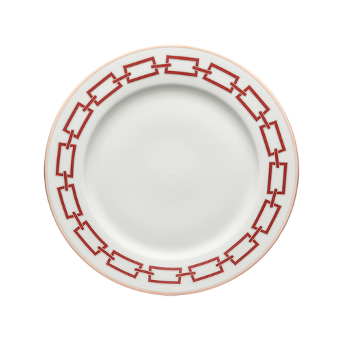 지노리 1735 Charger 접시 Catene Scarlatto Ginori plate 00230