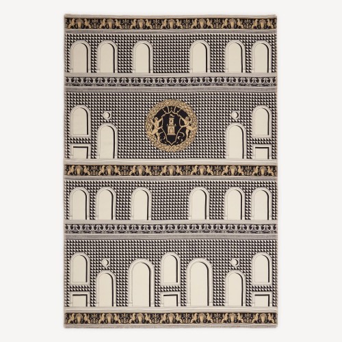 포르나세티 Plaid Facciata quattrocentesca Fornasetti Plaid Facciata quattrocentesca 00783