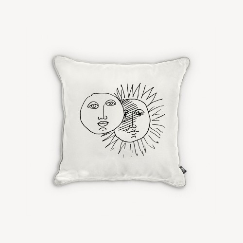 포르나세티 쿠션 Solitudo Fornasetti Cushion Solitudo 00749