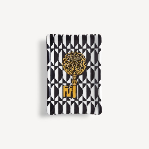 포르나세티 직사각형 ASH트레이 Chiavi & Losanghe Fornasetti Rectangular ashtray Chiavi & Losanghe 00659