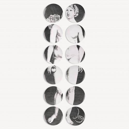 포르나세티 Set 12 접시 Eve Fornasetti Set 12 plates Eve 00614