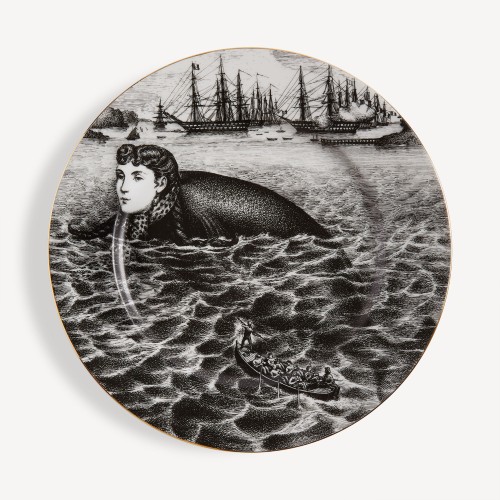 포르나세티 Rim 접시 Sirene n.2 Fornasetti Rim plate Sirene n.2 00610