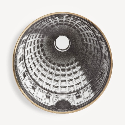 포르나세티 접시 Cupola Pantheon (Roma) Fornasetti Plate Cupola Pantheon (Roma) 00592