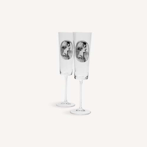 포르나세티 2 Flutes Set Cammei Fornasetti 2 Flutes Set Cammei 00493
