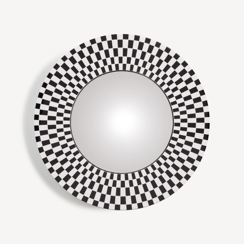 포르나세티 프레임 with convex 거울 Egocentrismo Fornasetti Frame with convex mirror Egocentrismo 00454