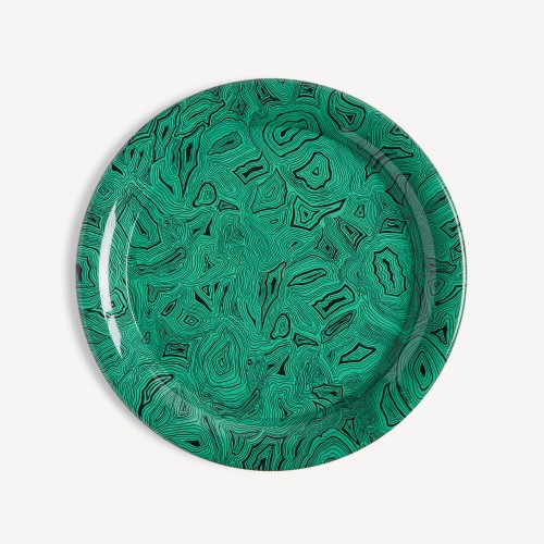 포르나세티 트레이 Malachite Fornasetti Tray Malachite 00429