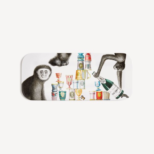 포르나세티 트레이 Scimmie Fornasetti Tray Scimmie 00390