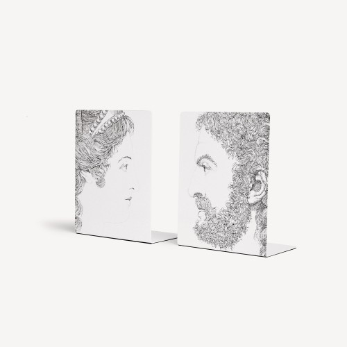 포르나세티 Bookends Profili Fornasetti Bookends Profili 00289