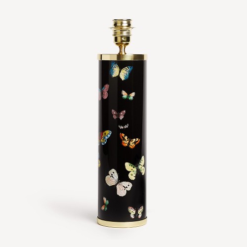 포르나세티 Cylindrical lamp base Farfalle Fornasetti Cylindrical lamp base Farfalle 00182