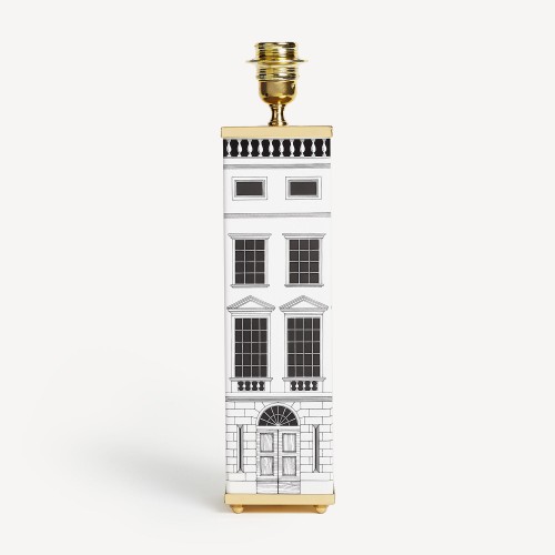 포르나세티 사각 스퀘어 lamp base Architettura Fornasetti Square lamp base Architettura 00172