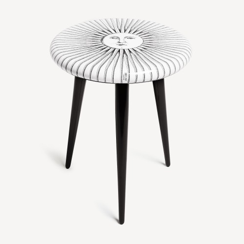 포르나세티 스툴 Sole Splendente Fornasetti Stool Sole Splendente 00058