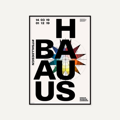그릿시즌 바우하우스 / #ITSALLDESIGN (액자포함, 42x60)
