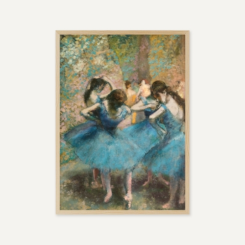 그릿시즌 에드가 드가 / Blue dancers (액자포함, 50x70)