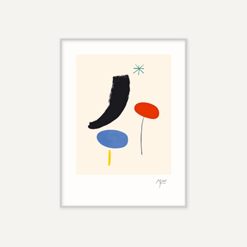 그릿시즌 호안 미로 / Parler Seul_3 (액자포함, 45x60)