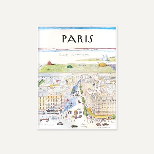 그릿시즌 사울 스타인버그 / Paris (액자포함, 60x80)