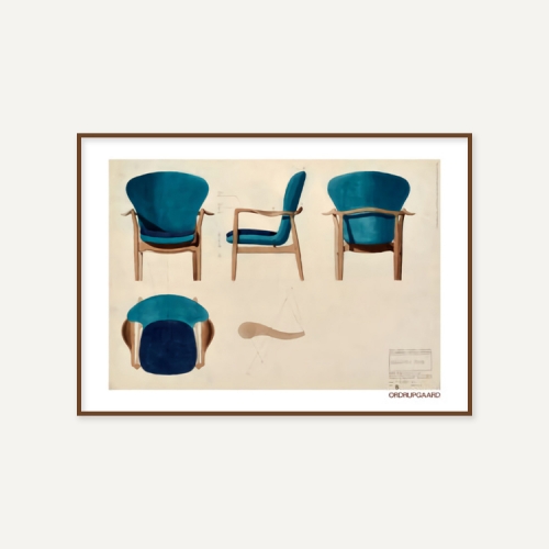 그릿시즌 핀 율 / Chair for the Delegates, 1950 (액자포함, 50x70)
