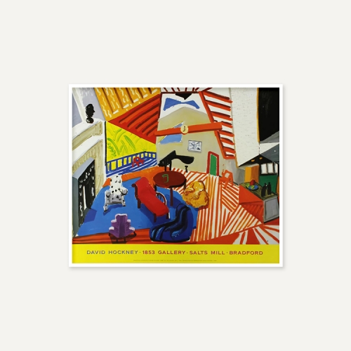 그릿시즌 데이비드 호크니 / Montcalm Interior at 7 o\'clock, 1988 (액자포함, 70x83)